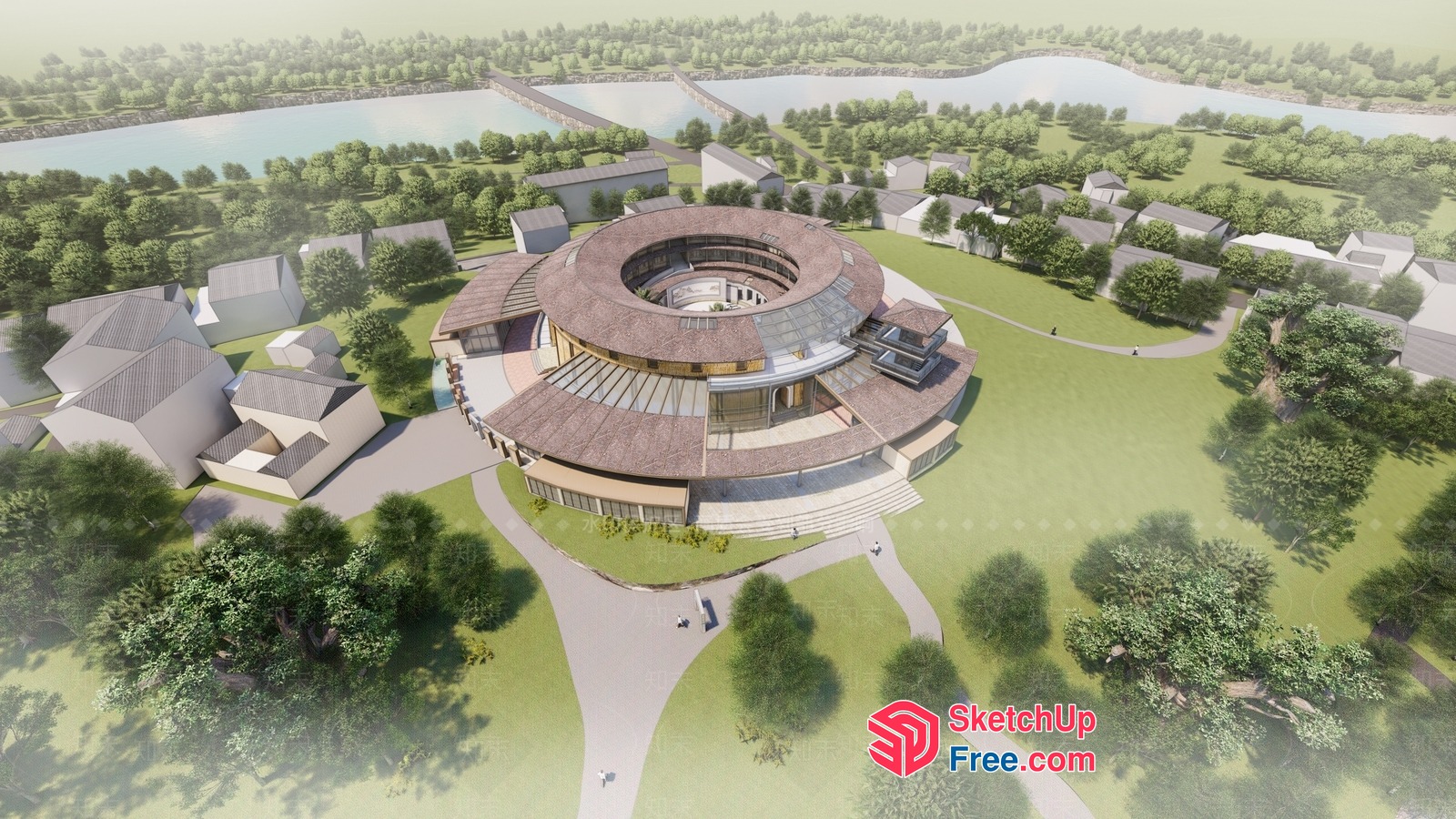 Modern Architectural Masterpiece 3D SketchUp File