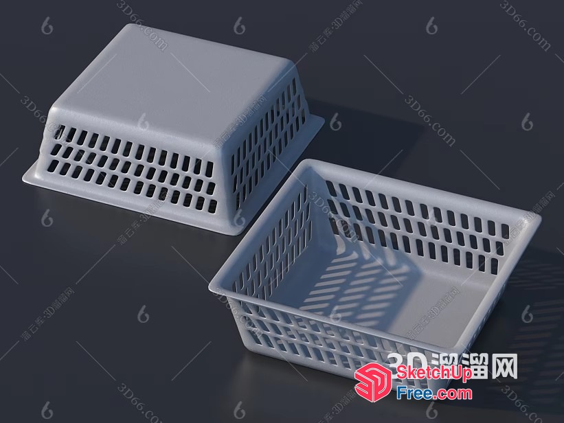 3D Models Of Laundry Baskets 3D SketchUp File