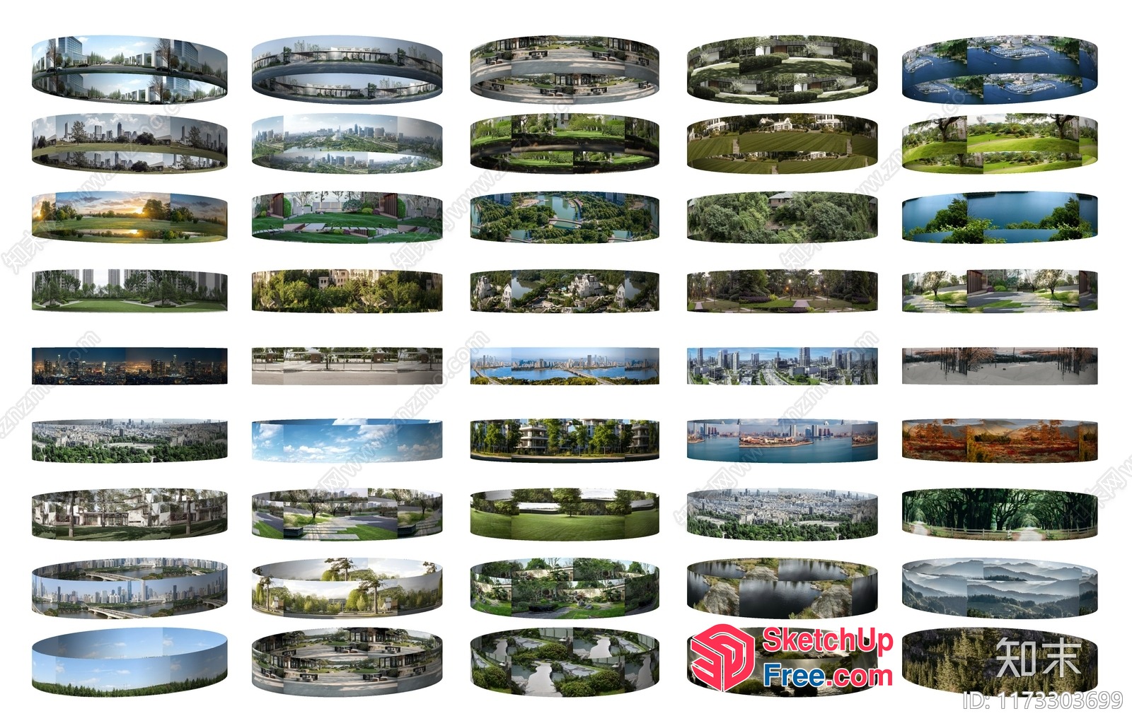 Exterior Decor Collection Of Modern Homes And Villas 3D SketchUp File
