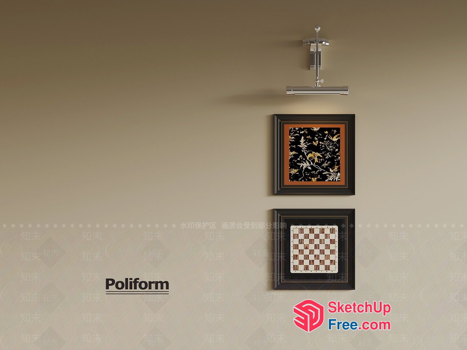 Decorative Wall Art Pieces 3D SketchUp File