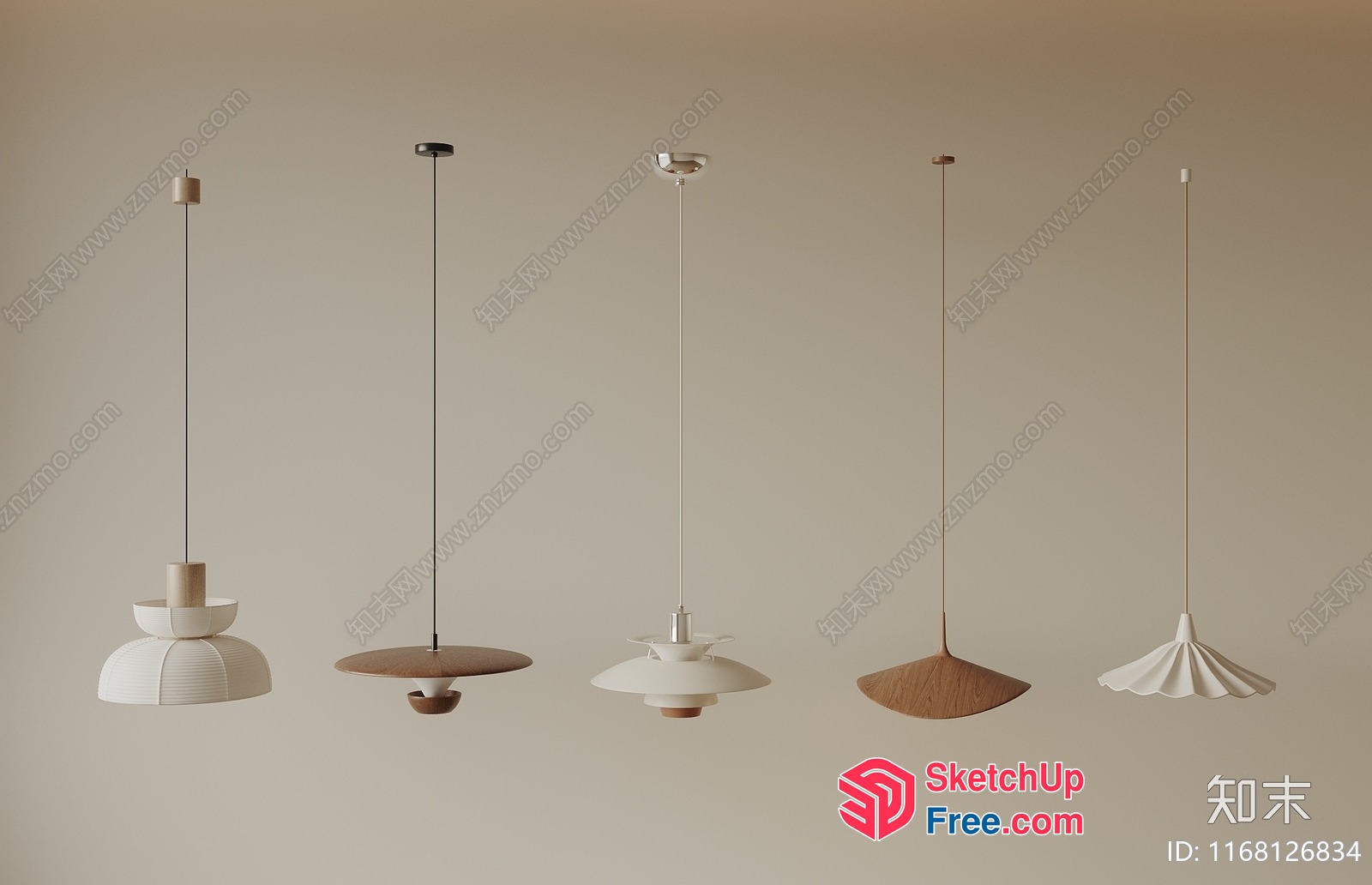 Modern Minimalist Lighting Fixtures 3D SketchUp File