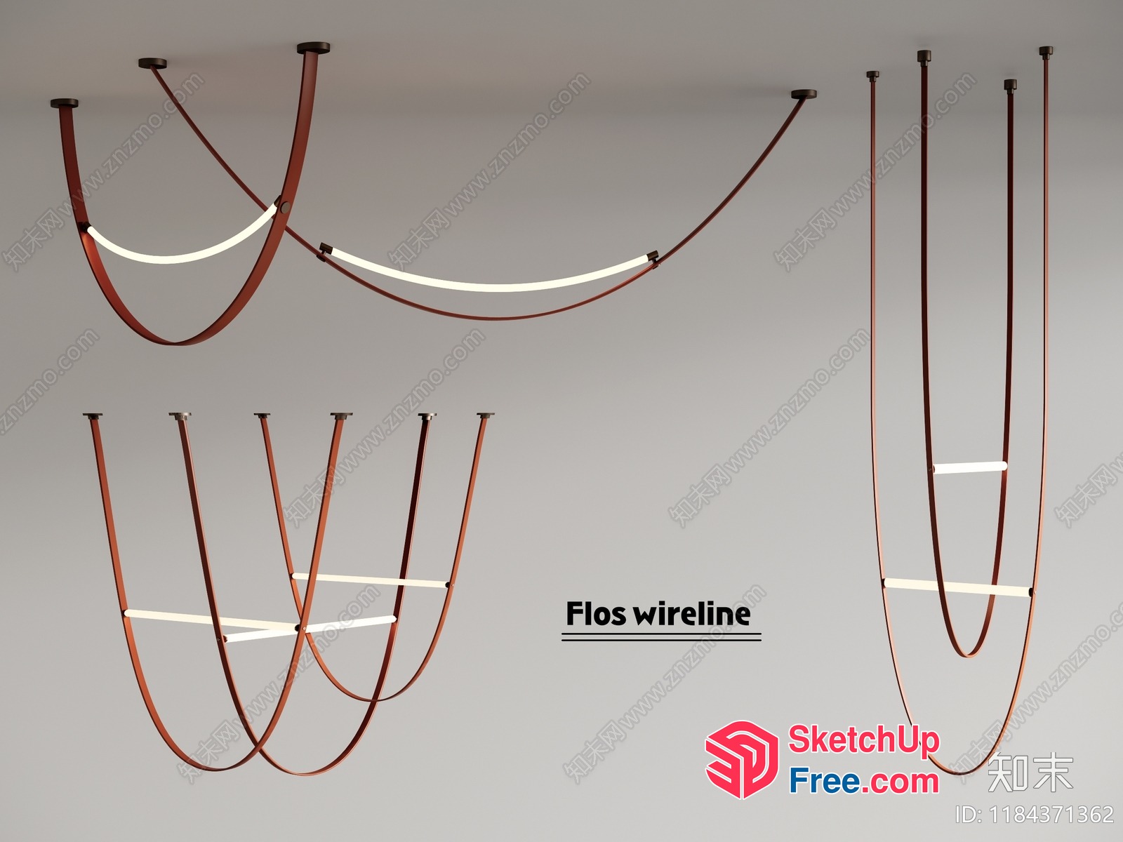 Flos Wireline Collection 3D SketchUp File