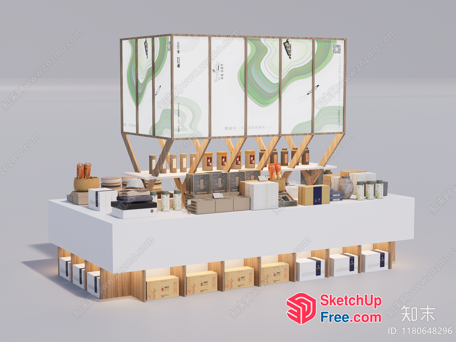 Modern Minimalist Japanese Style Interior Design 3D SketchUp File