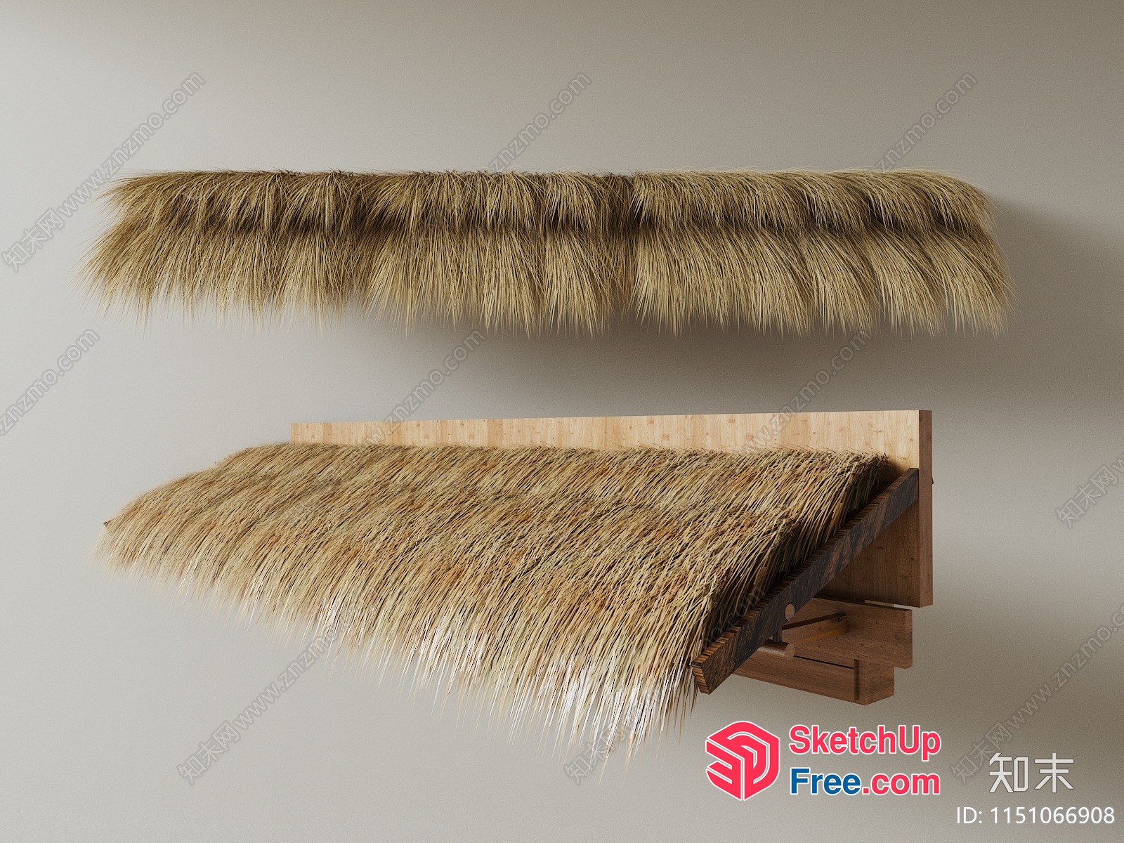 Faux Fur Wall Decorations 3D SketchUp File