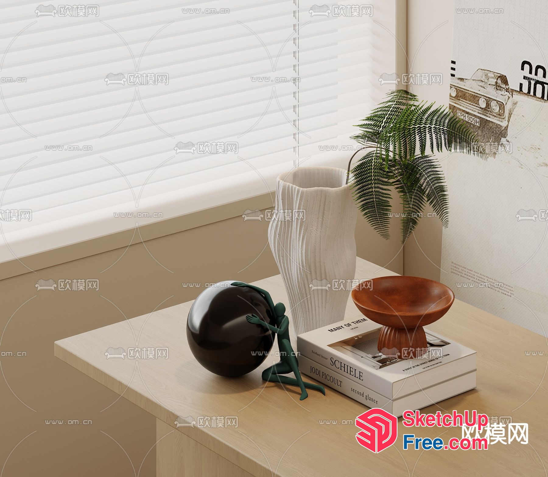 Elegant Modern Interior Decor 3D SketchUp File
