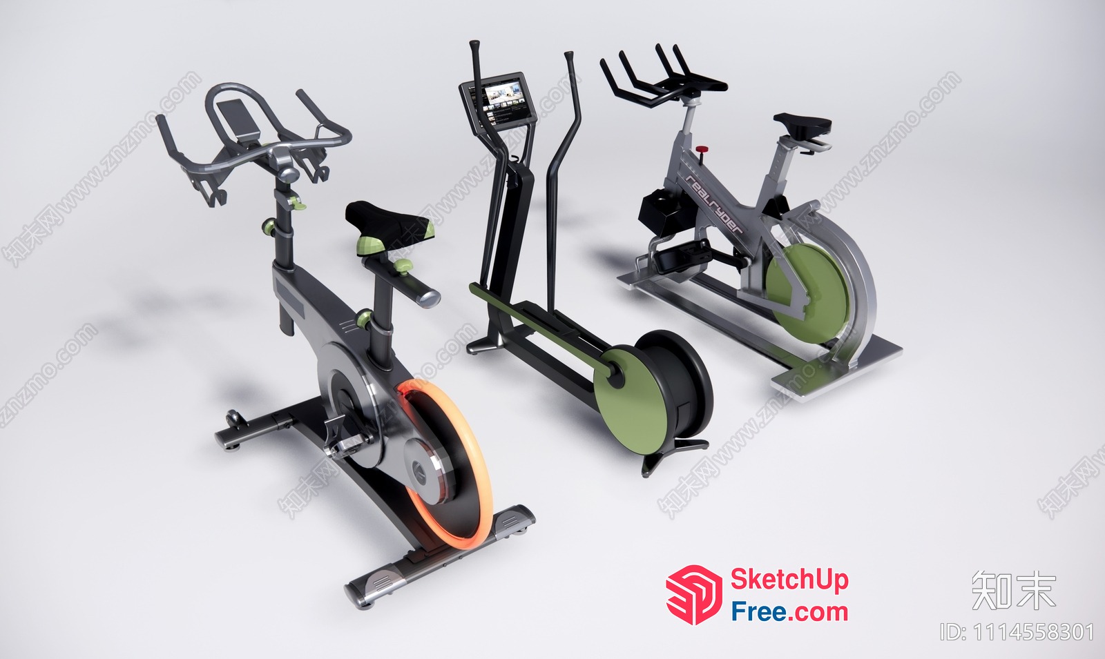 Gym Equipment Collection 3D SketchUp File
