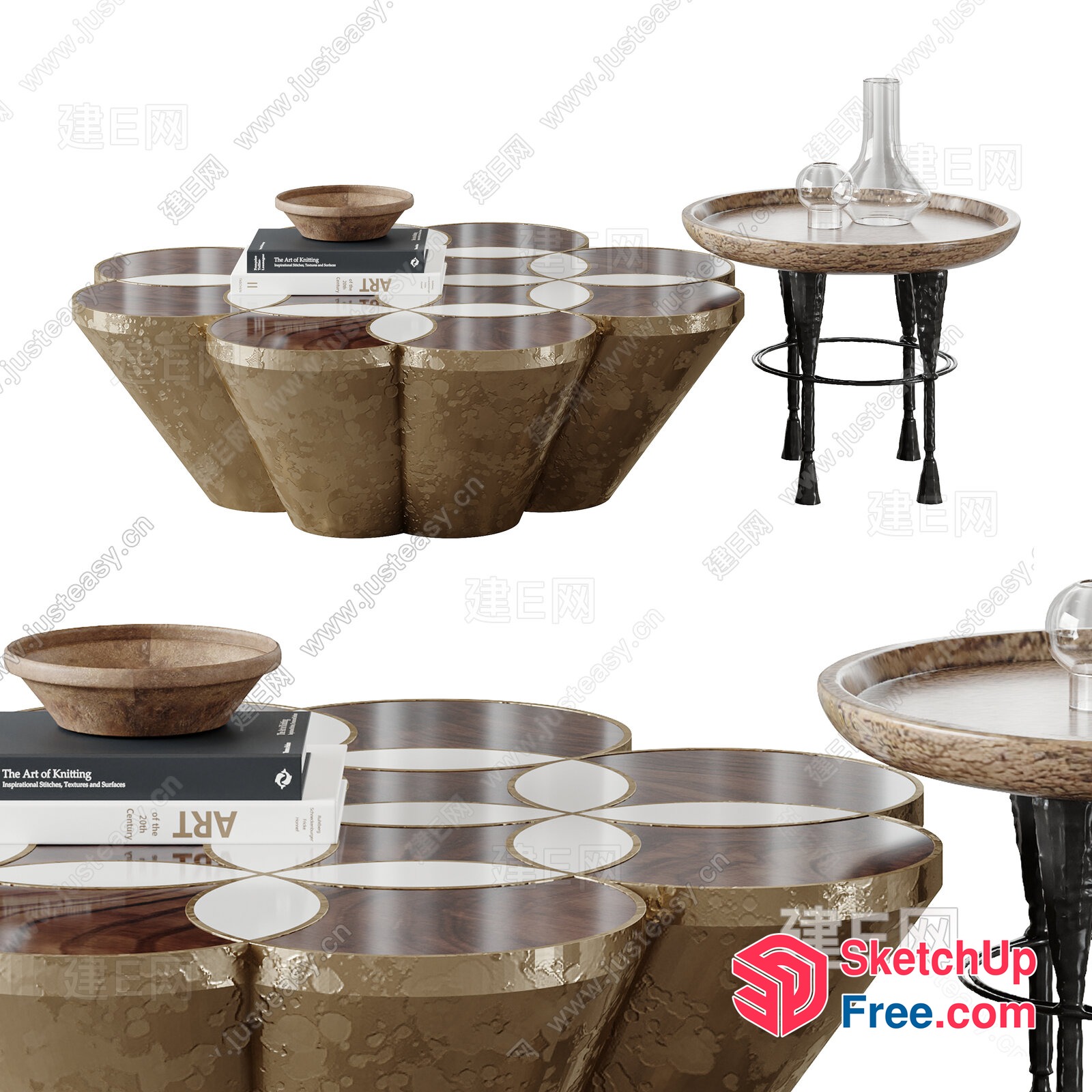 Modern Luxury Furniture Set 3D SketchUp File