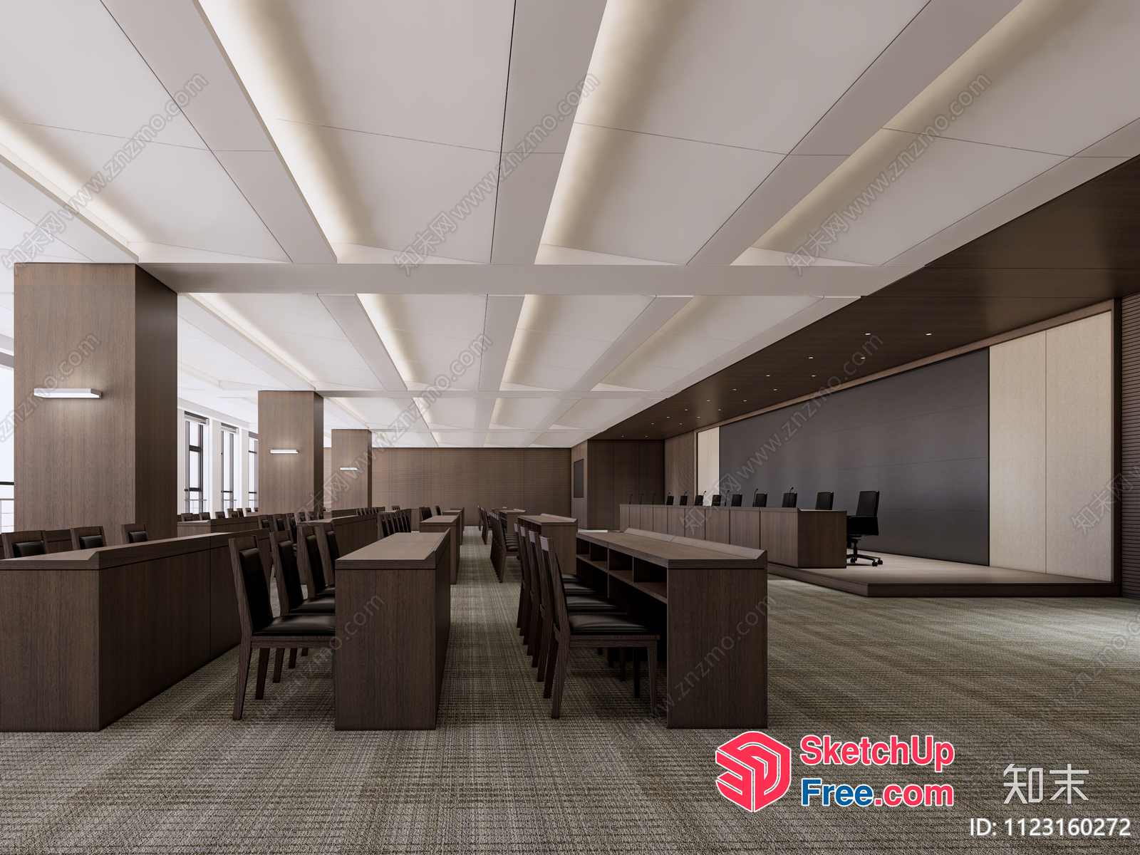 Modern Office Conference Room 3D SketchUp File