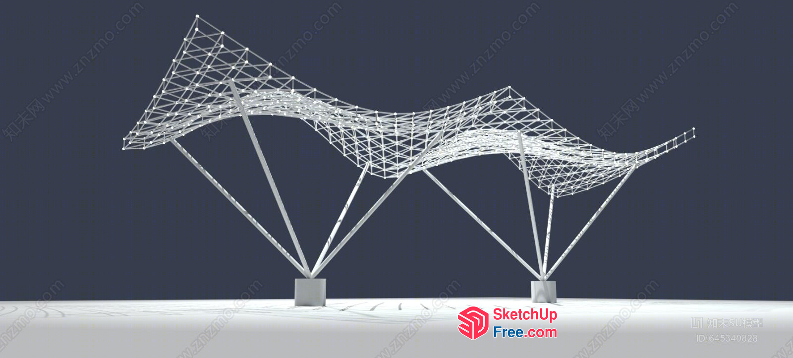 Abstract Animal Sculpture 3D SketchUp File