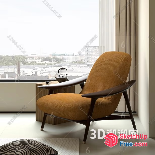 Cozy Corner With A View 3D SketchUp File