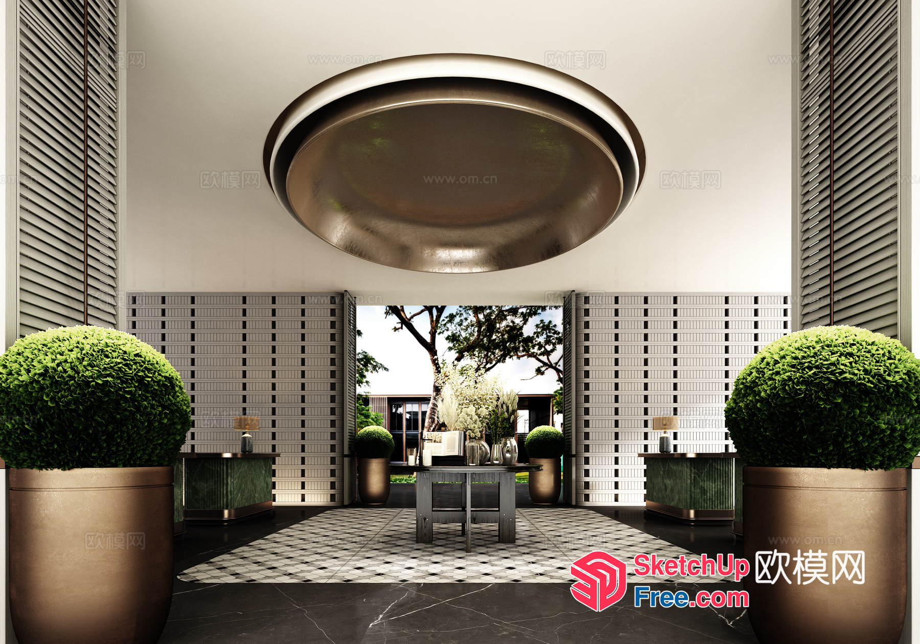 Luxurious Modern Interior Design 3D SketchUp File