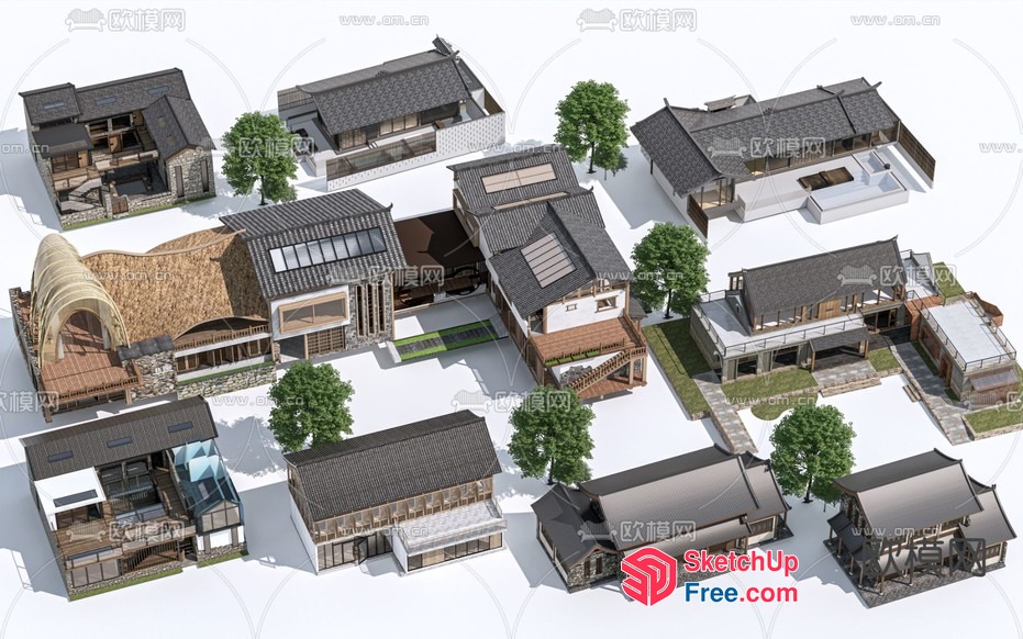 Architectural Designs For A Luxurious Villa 3D SketchUp File