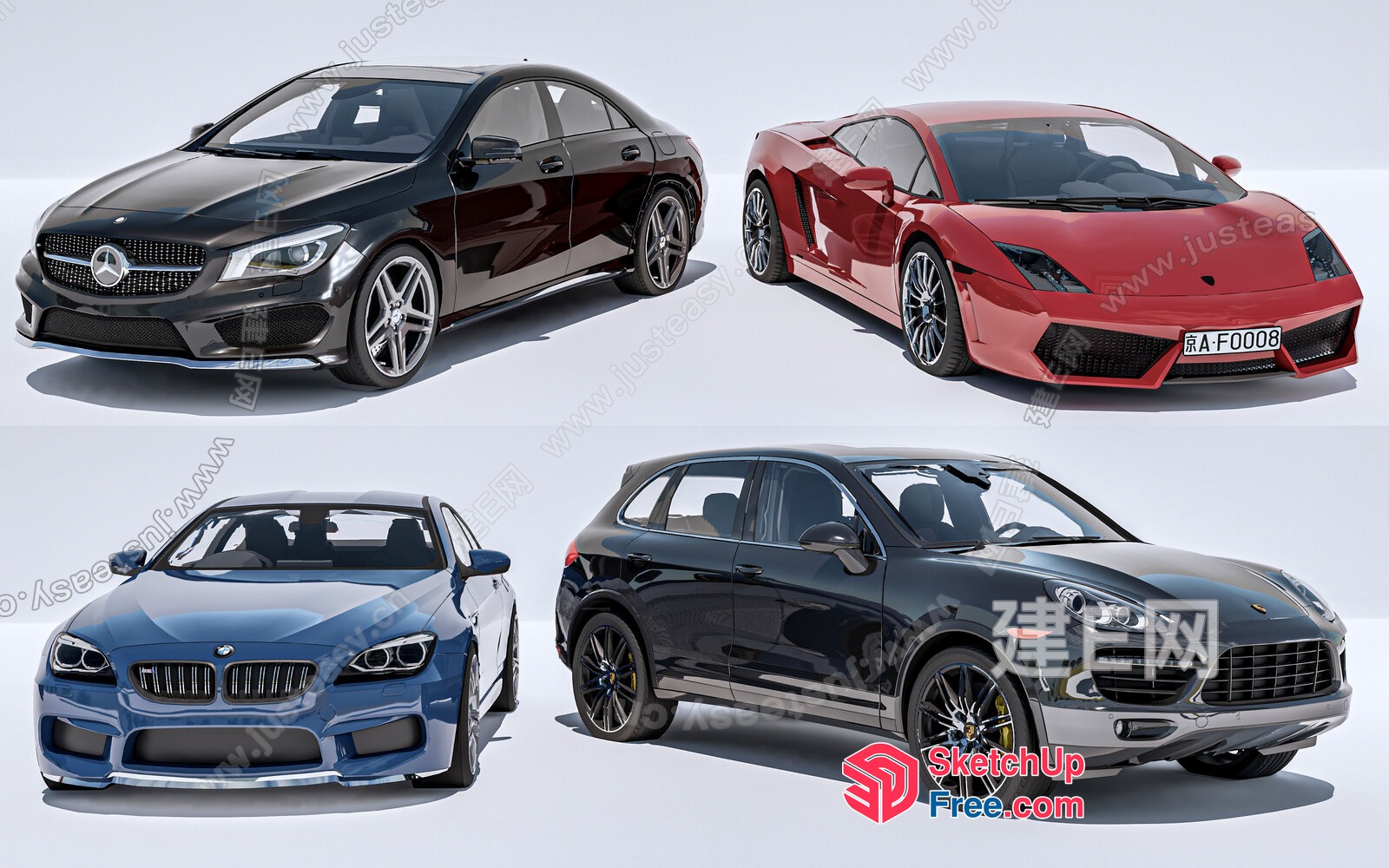 Luxury Automobile Collection 3D SketchUp File