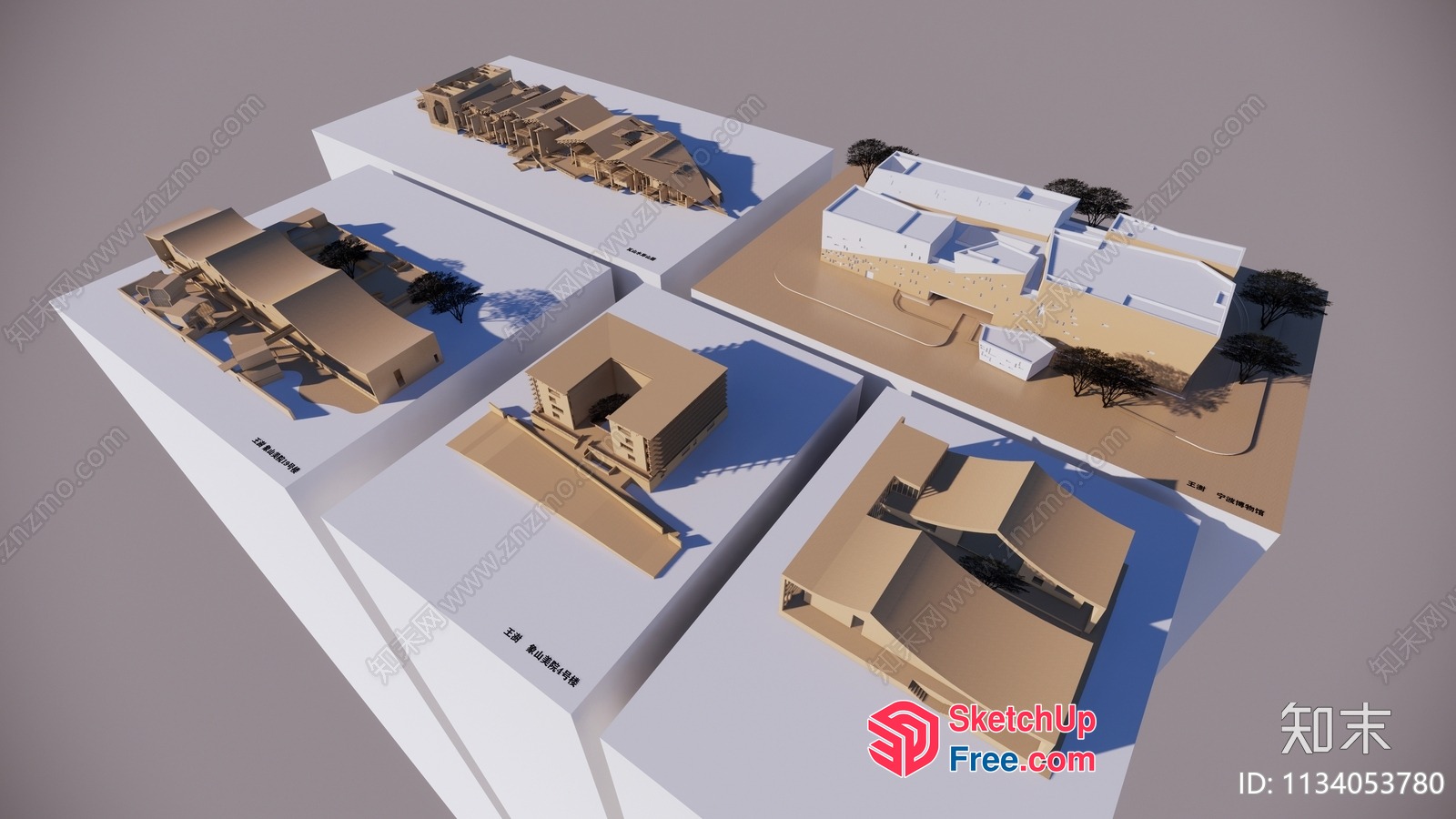 3D Architectural Models Of Buildings 3D SketchUp File