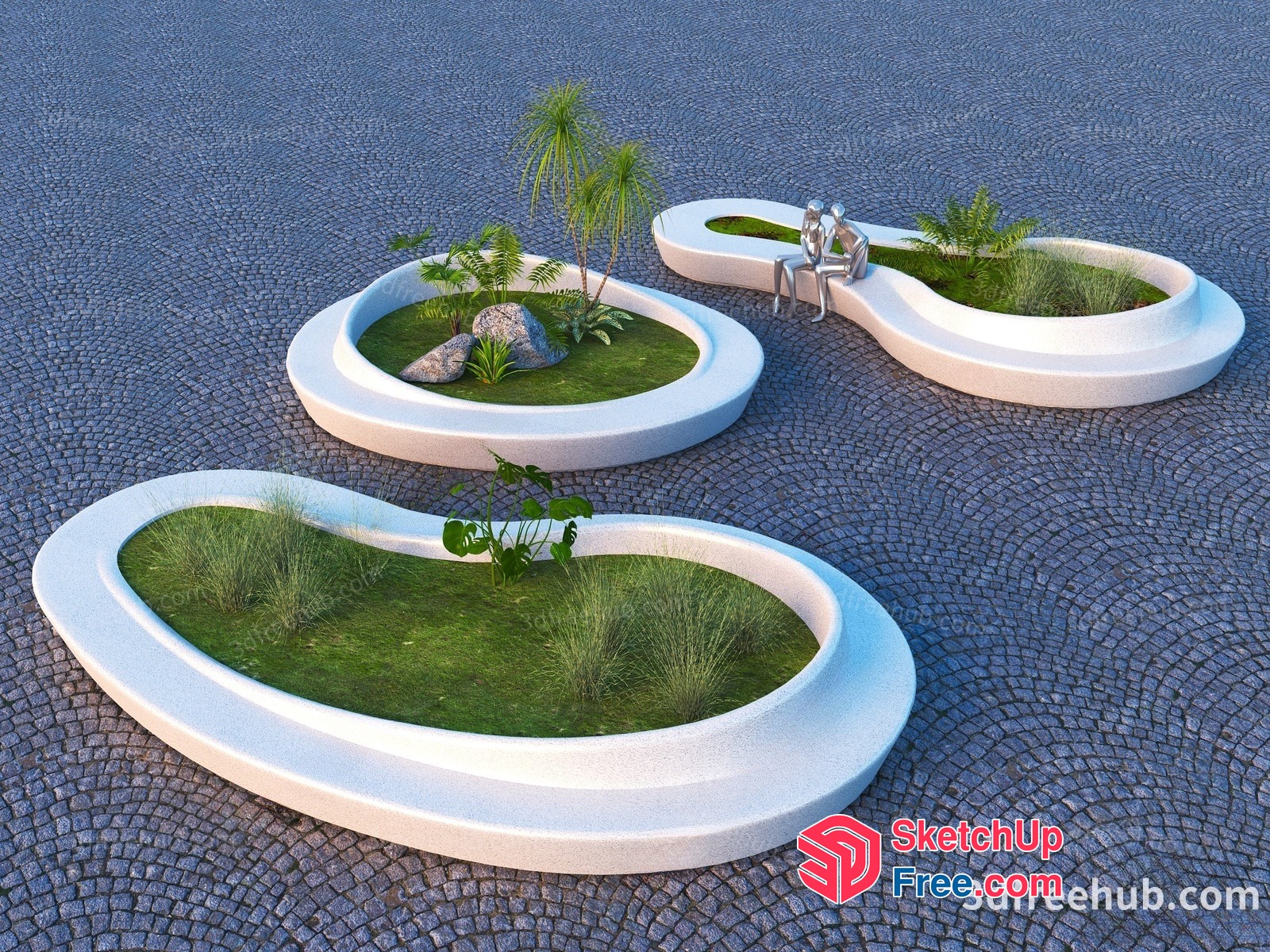 Serene Outdoor Oasis 3D SketchUp File