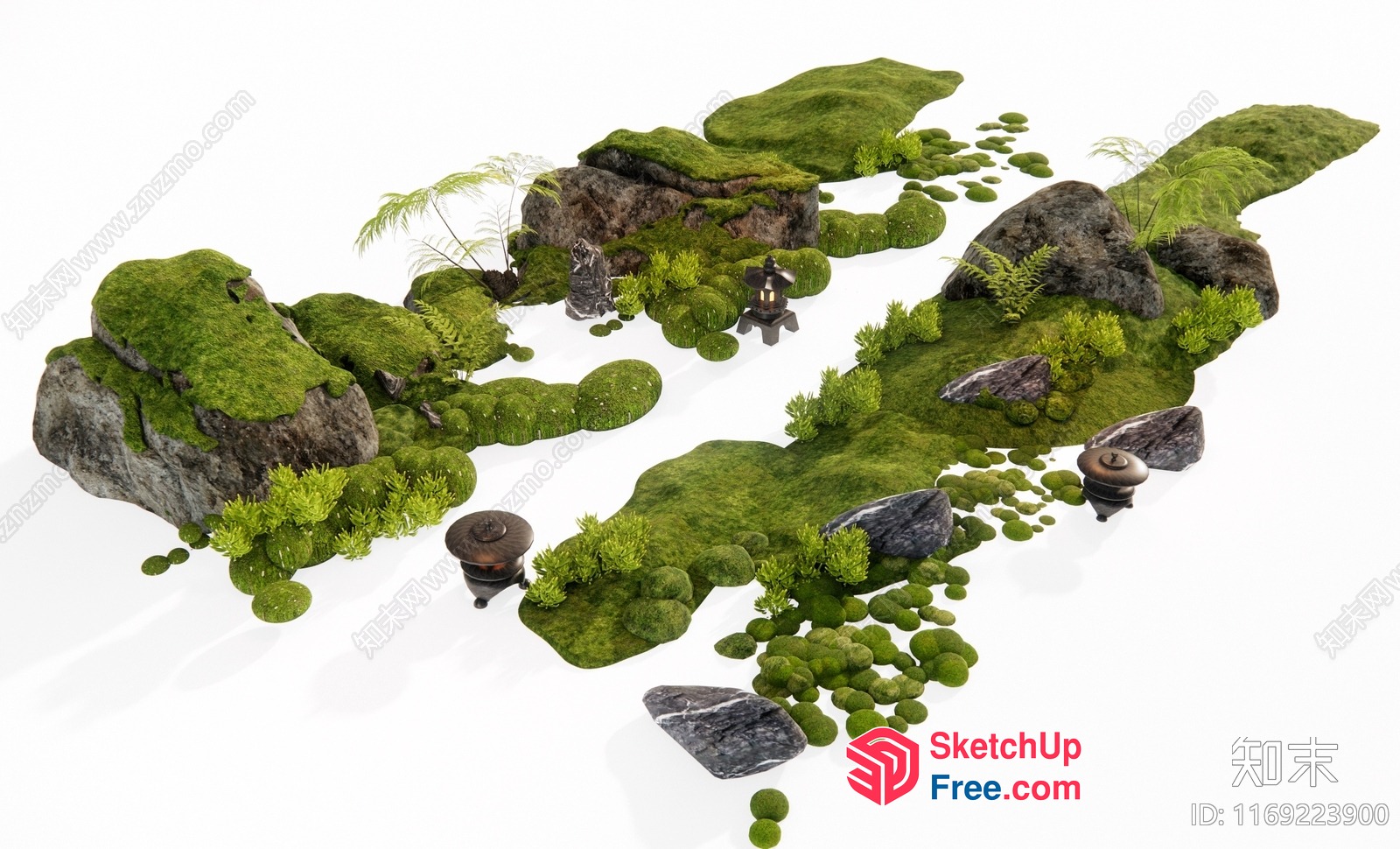 Serene Japanese Garden Oasis 3D SketchUp File