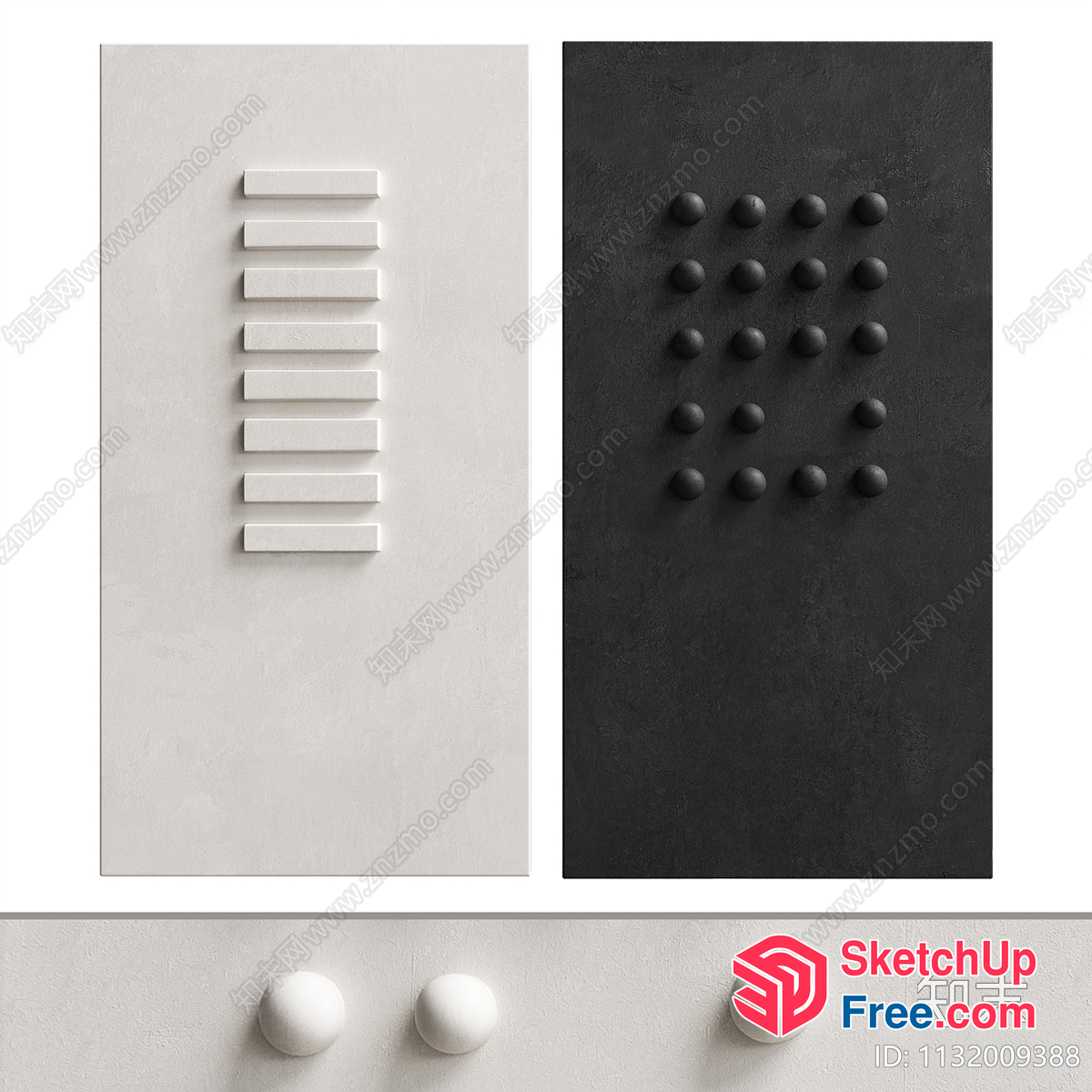 Minimalist Modern Door Designs 3D SketchUp File