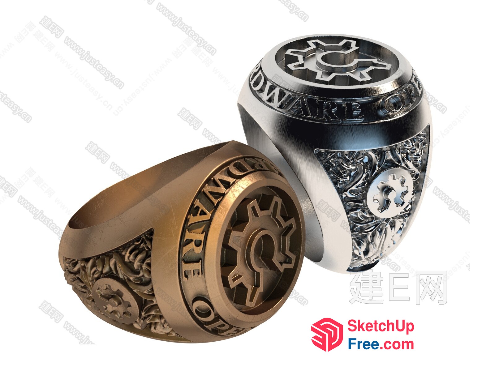 Decorative Hardware Ring 3D SketchUp File
