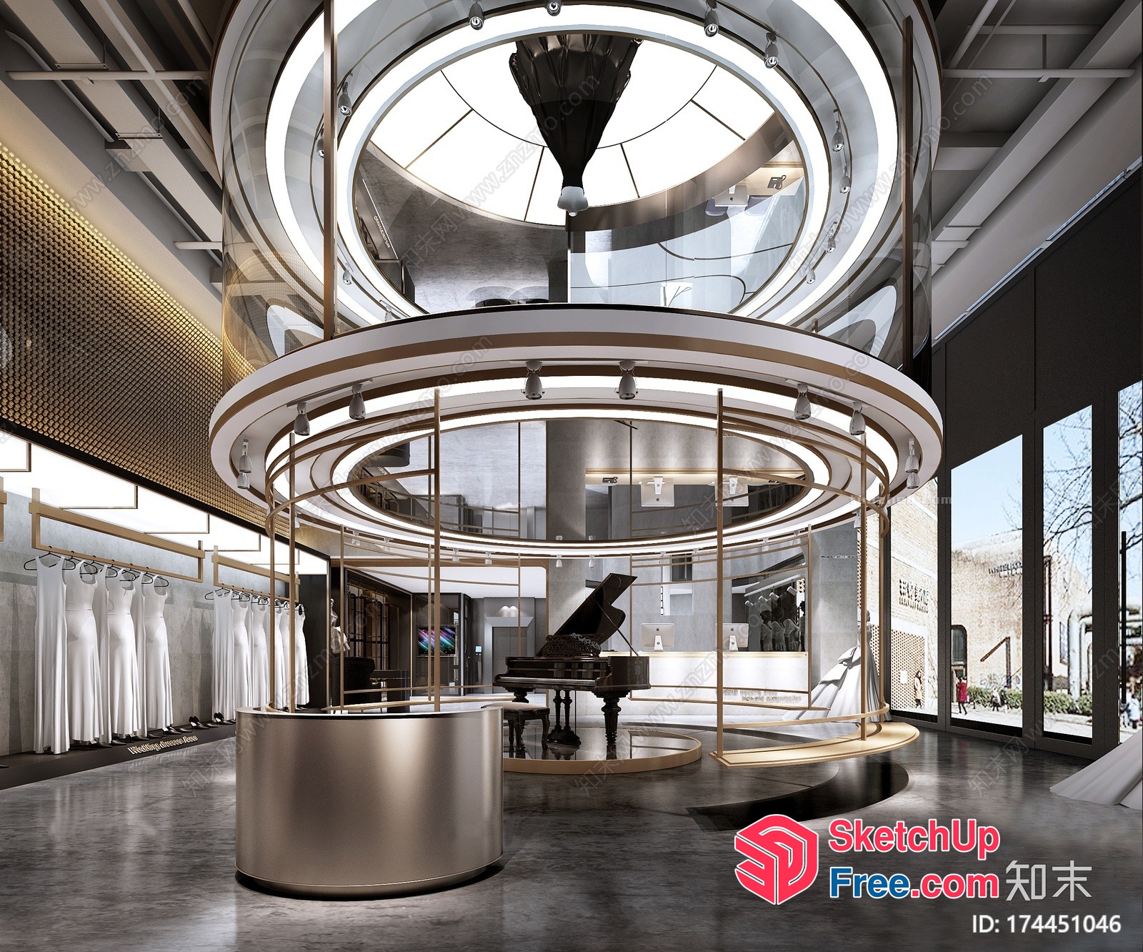 Elegant Modern Luxury High-End Interior Design 3D SketchUp File