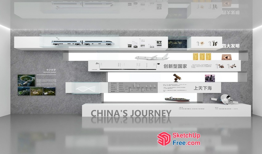 China'S Journey To Modernity 3D SketchUp File