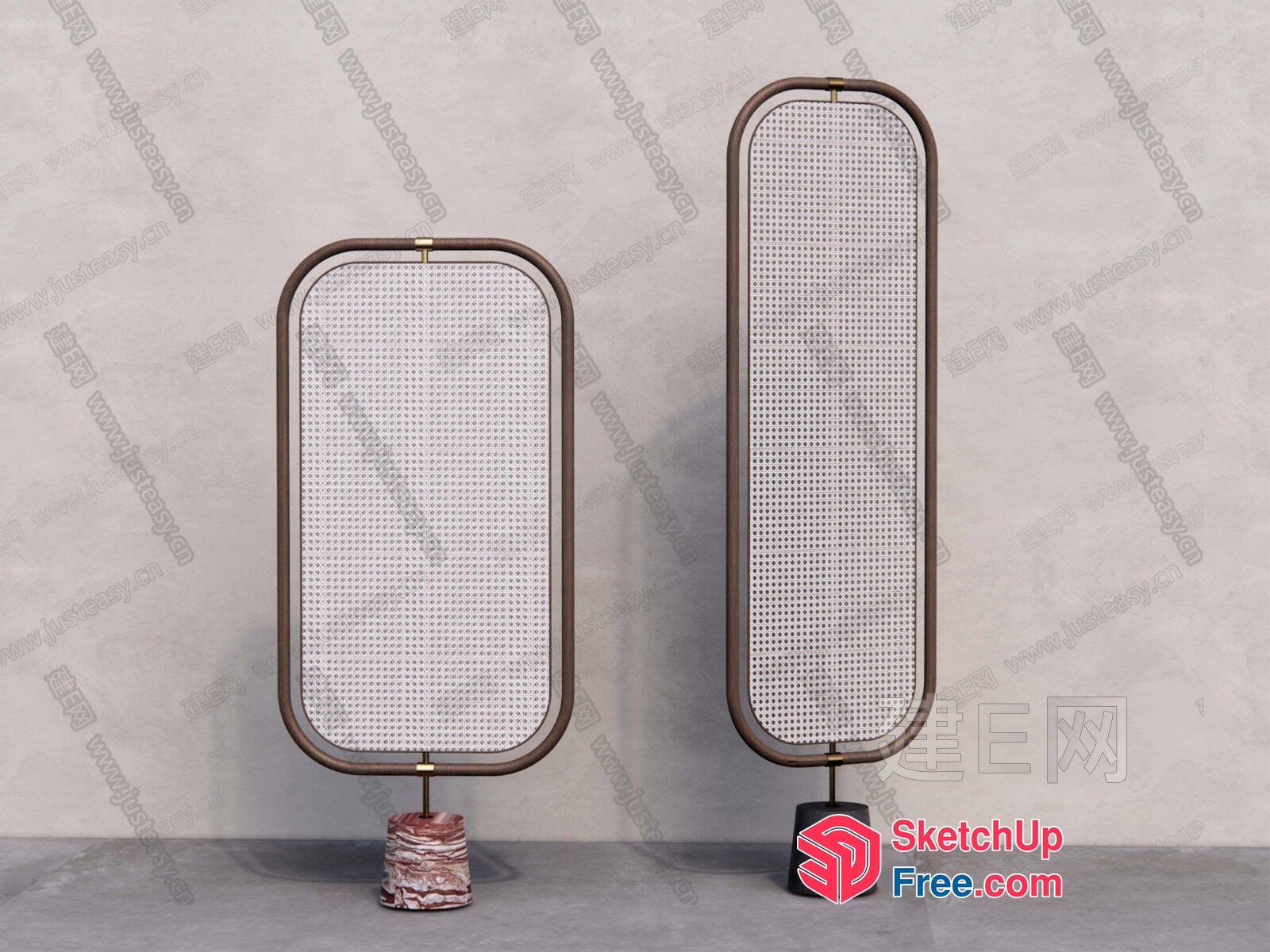 Modern Partition Screens 3D SketchUp File