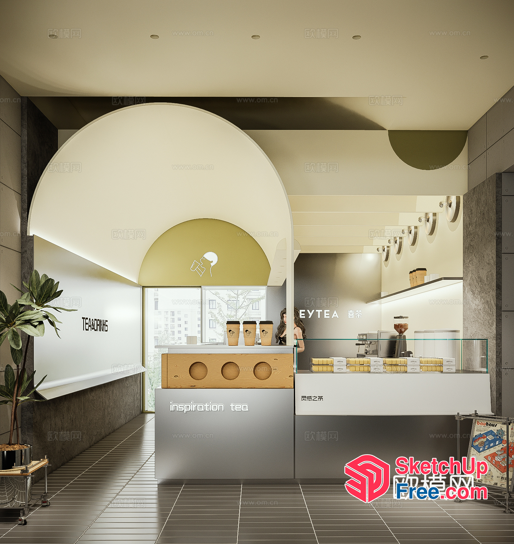 Modern Minimalist Interior Design 3D SketchUp File