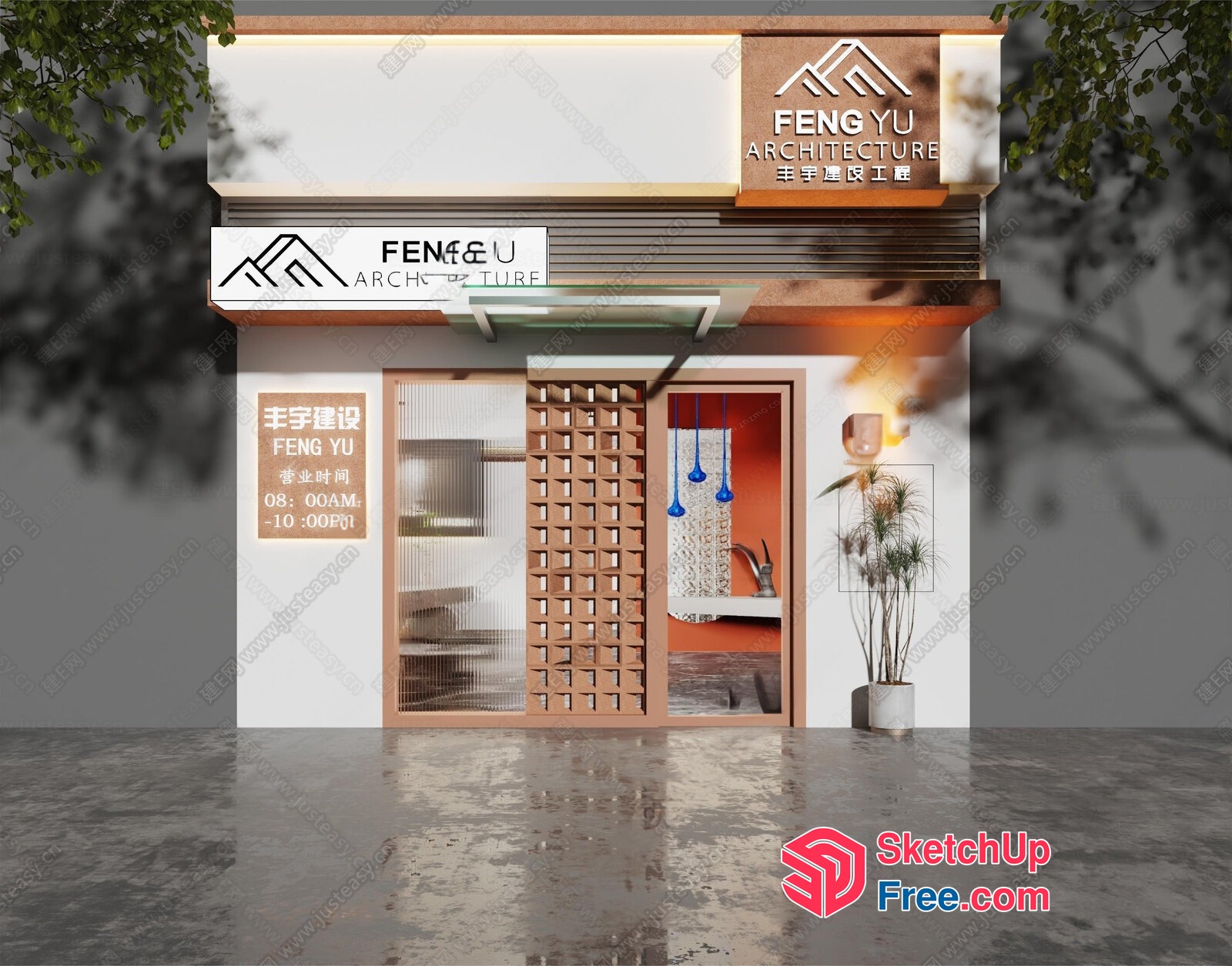 Feng Yu Architecture 3D SketchUp File