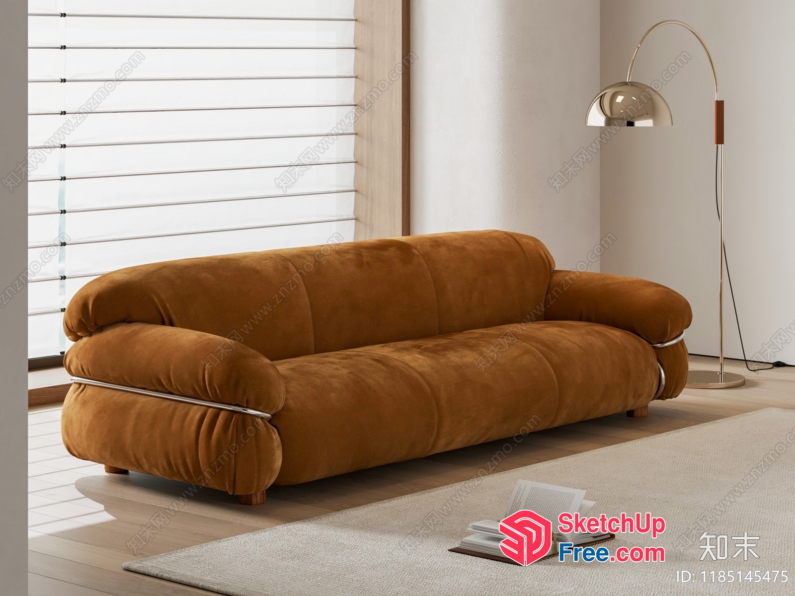 Comfortable And Elegant Living Room Sofa Set 3D SketchUp File