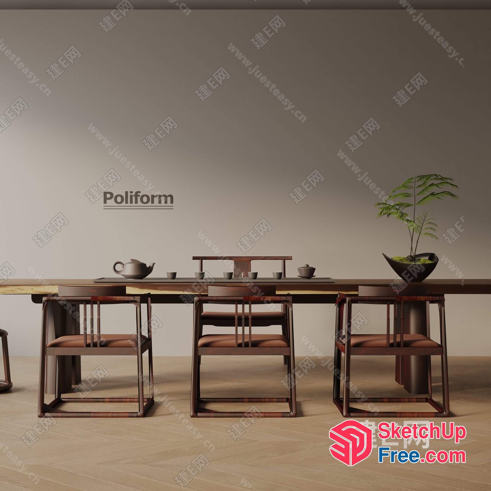 Poliform Interior 3D SketchUp File