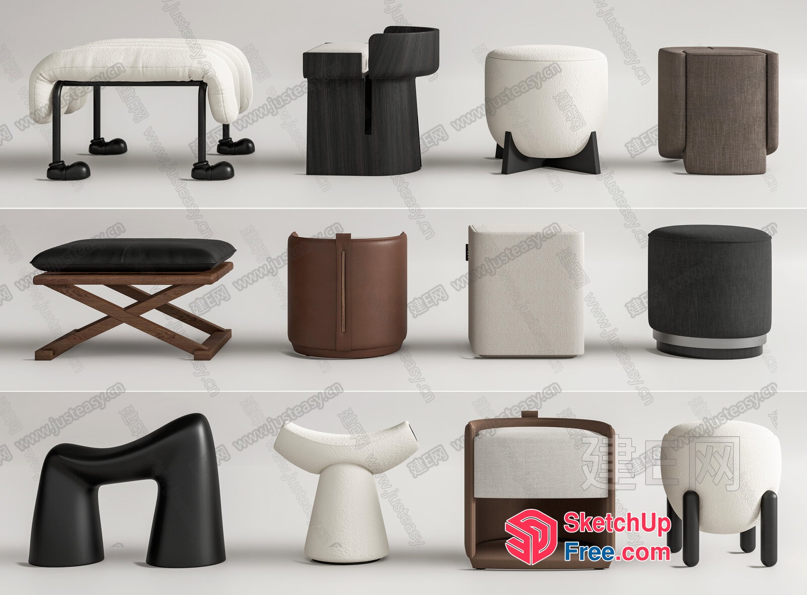 Modern Furniture Collection 3D SketchUp File