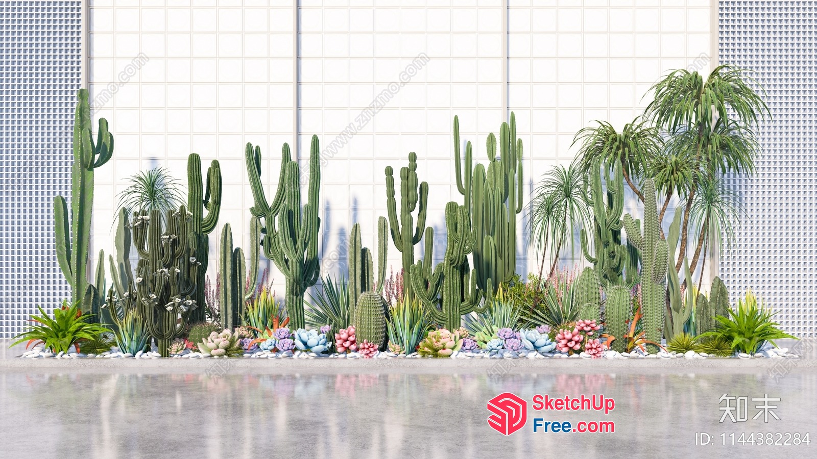 Cactus Garden Interior Design 3D SketchUp File