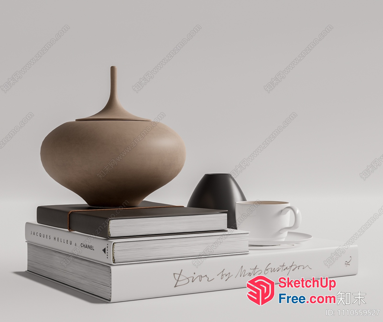 Elegant Modern Minimalist Interior Decor 3D SketchUp File
