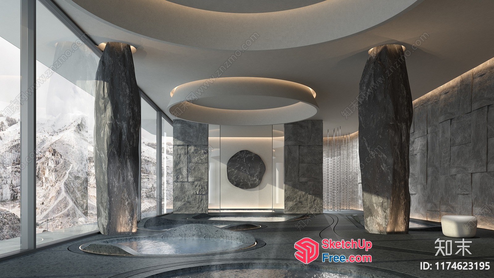 Elegant Modern Luxury Interior Design 3D SketchUp File