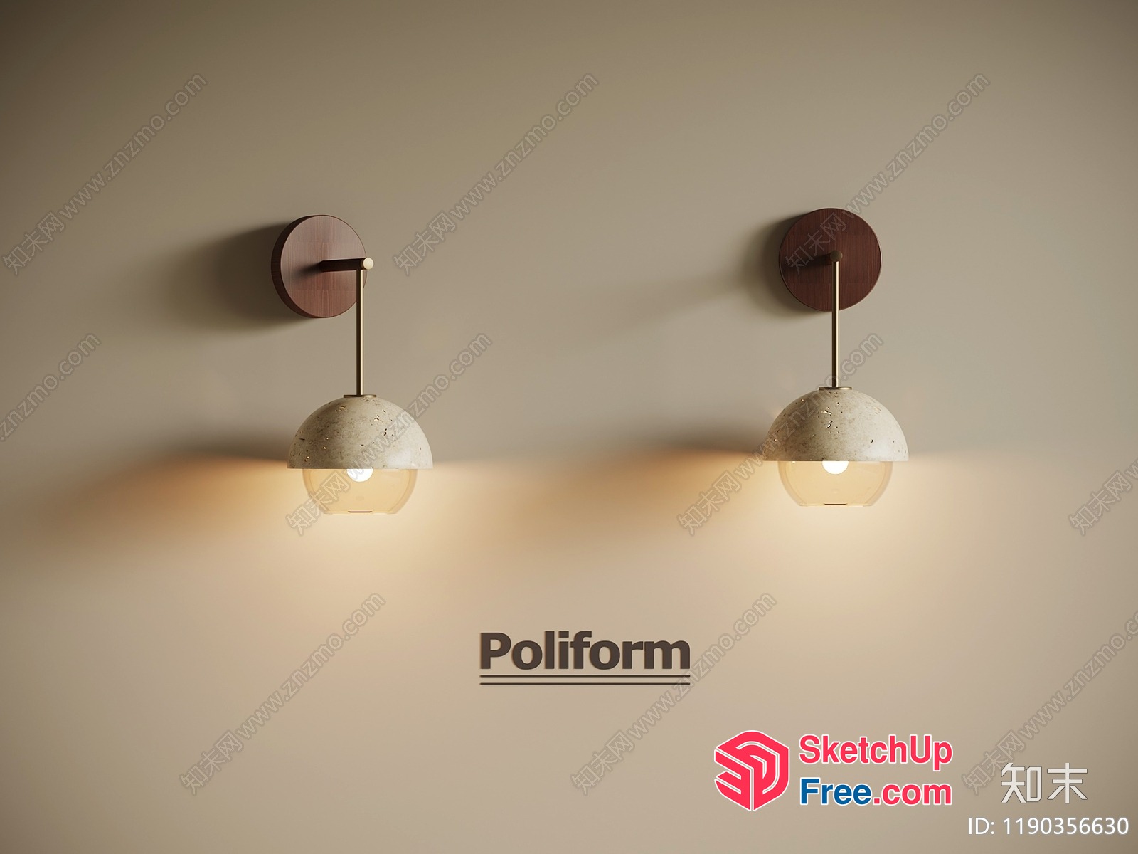Modern Minimalist Lighting Fixtures 3D SketchUp File