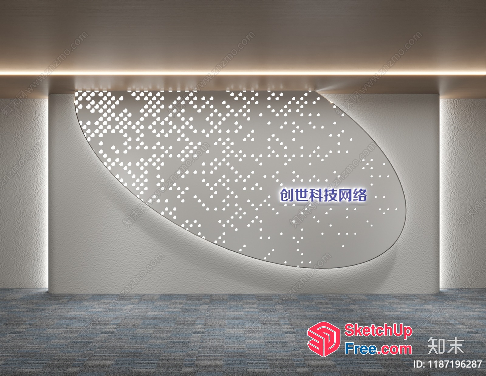 Modern Minimalist Interior Design 3D SketchUp File