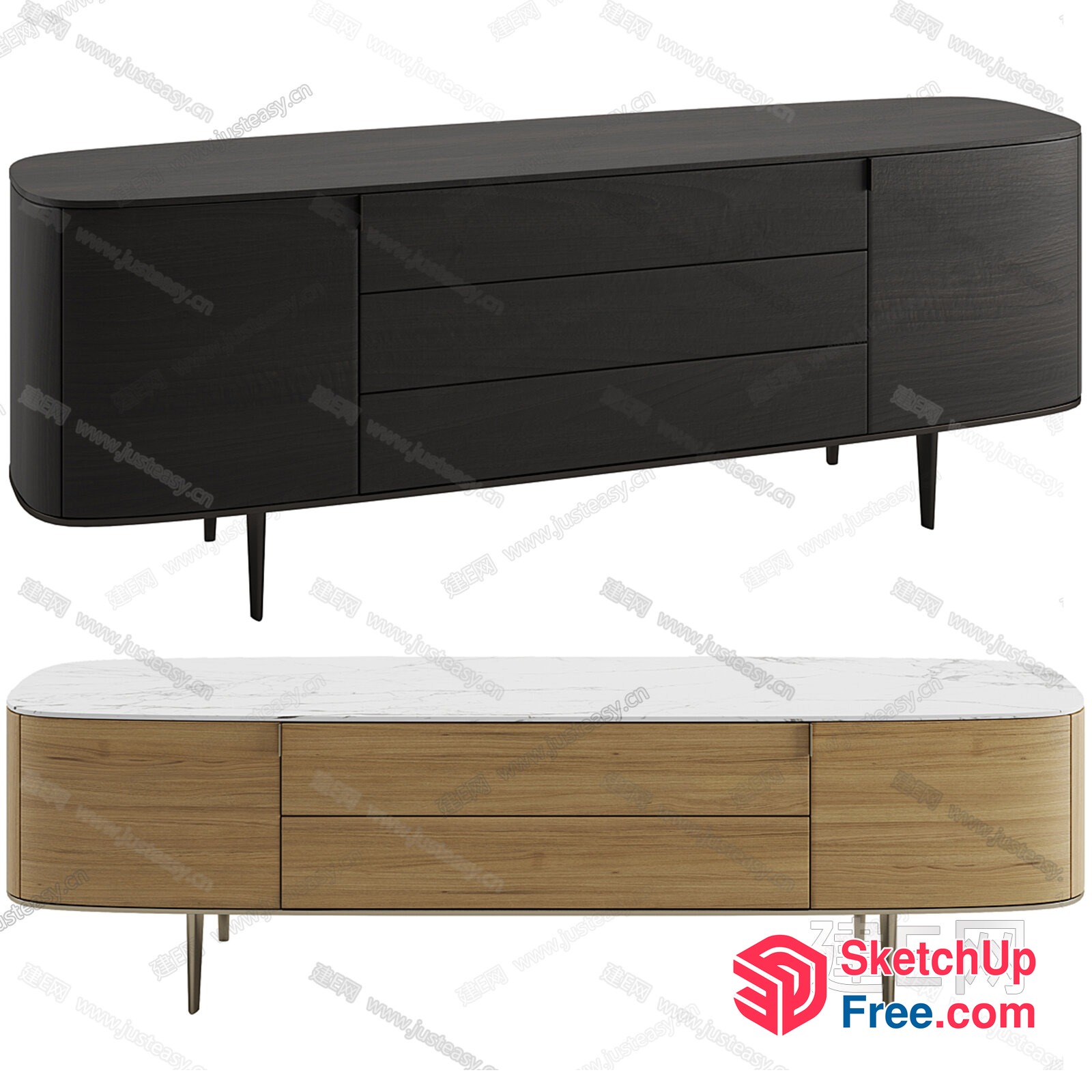 Modern Furniture Collection With Sleek Design 3D SketchUp File