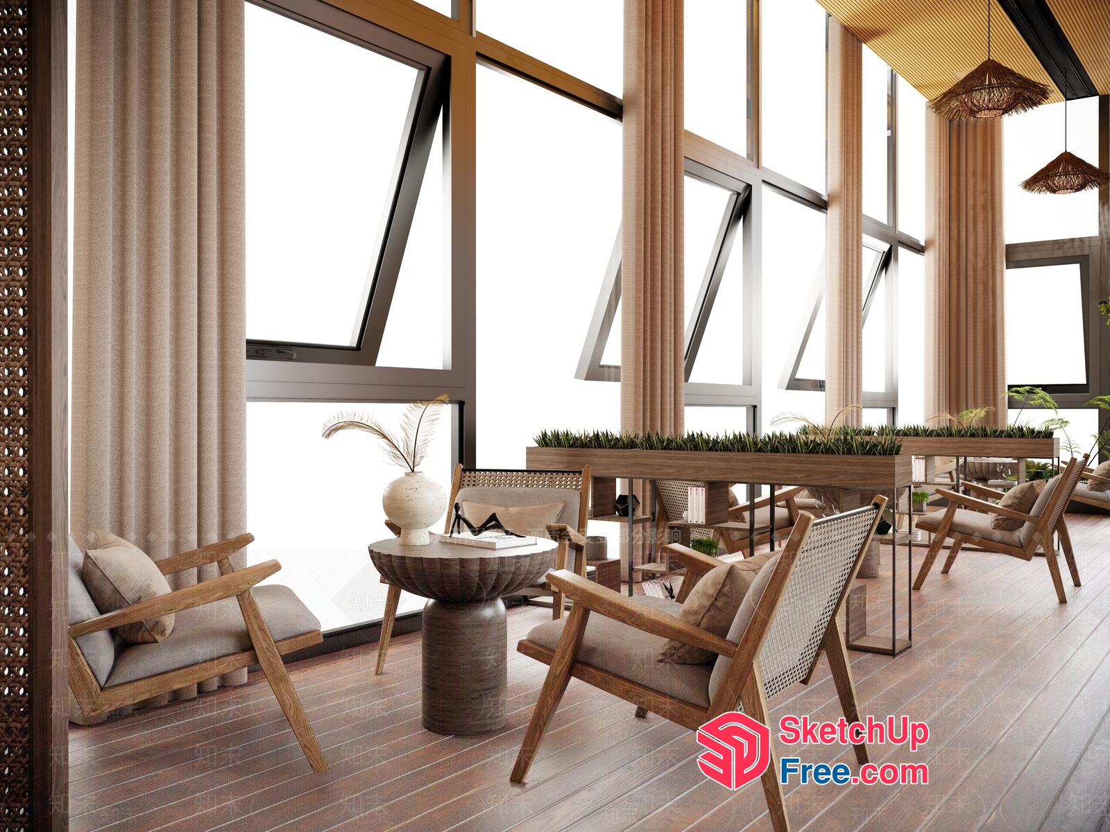 Elegant And Sophisticated Interior Design 3D SketchUp File