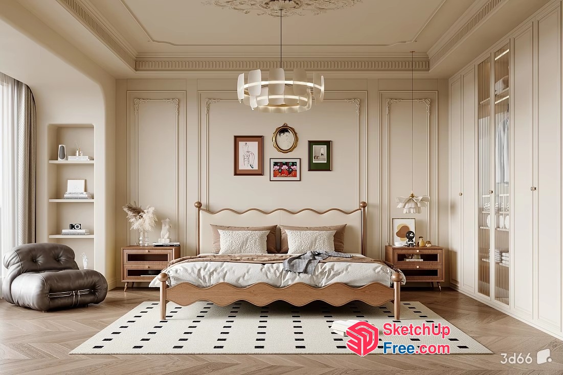 Classic Moulding Interior Design 3D SketchUp File