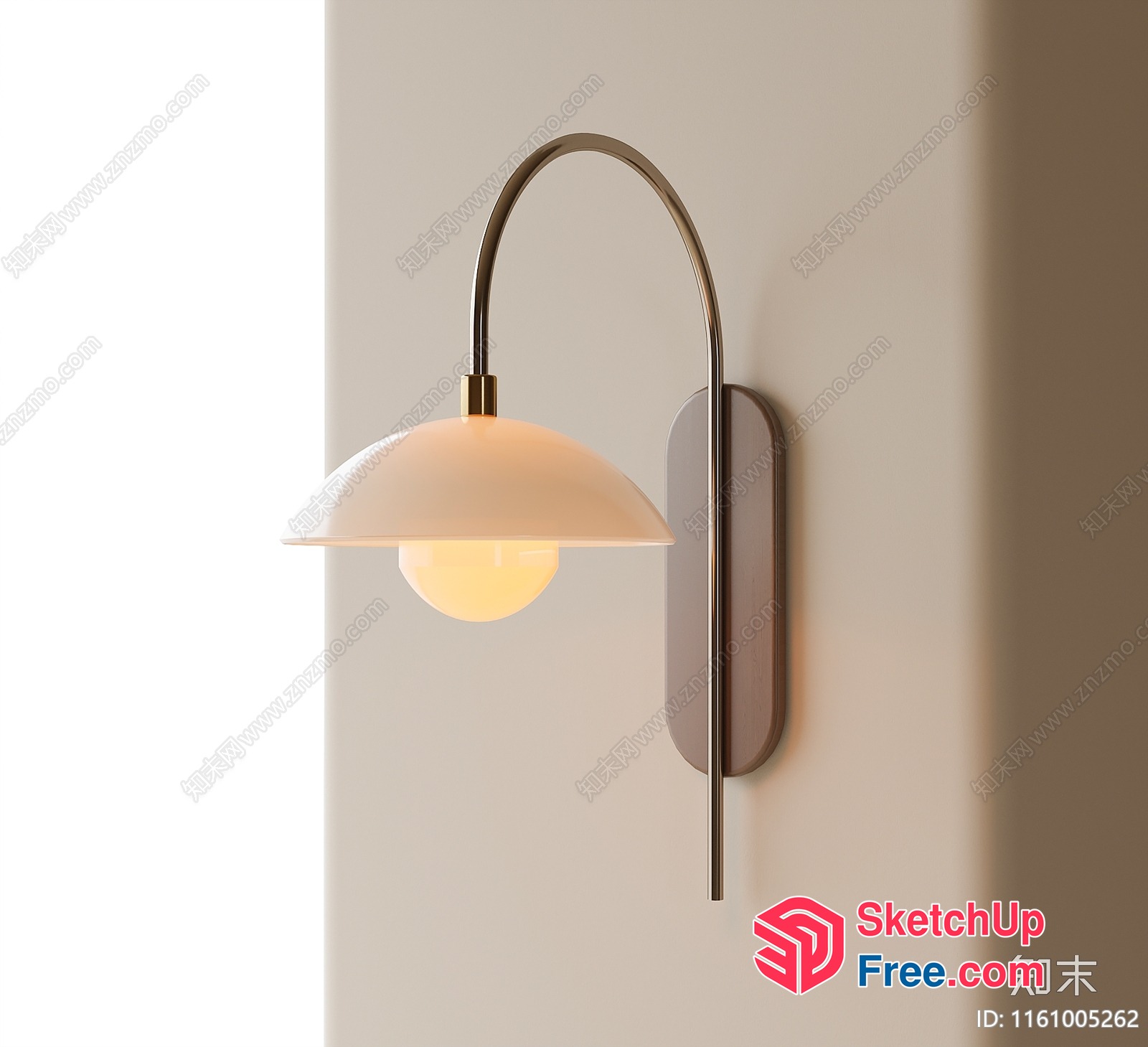 Modern And Elegant Wall Lamp 3D SketchUp File