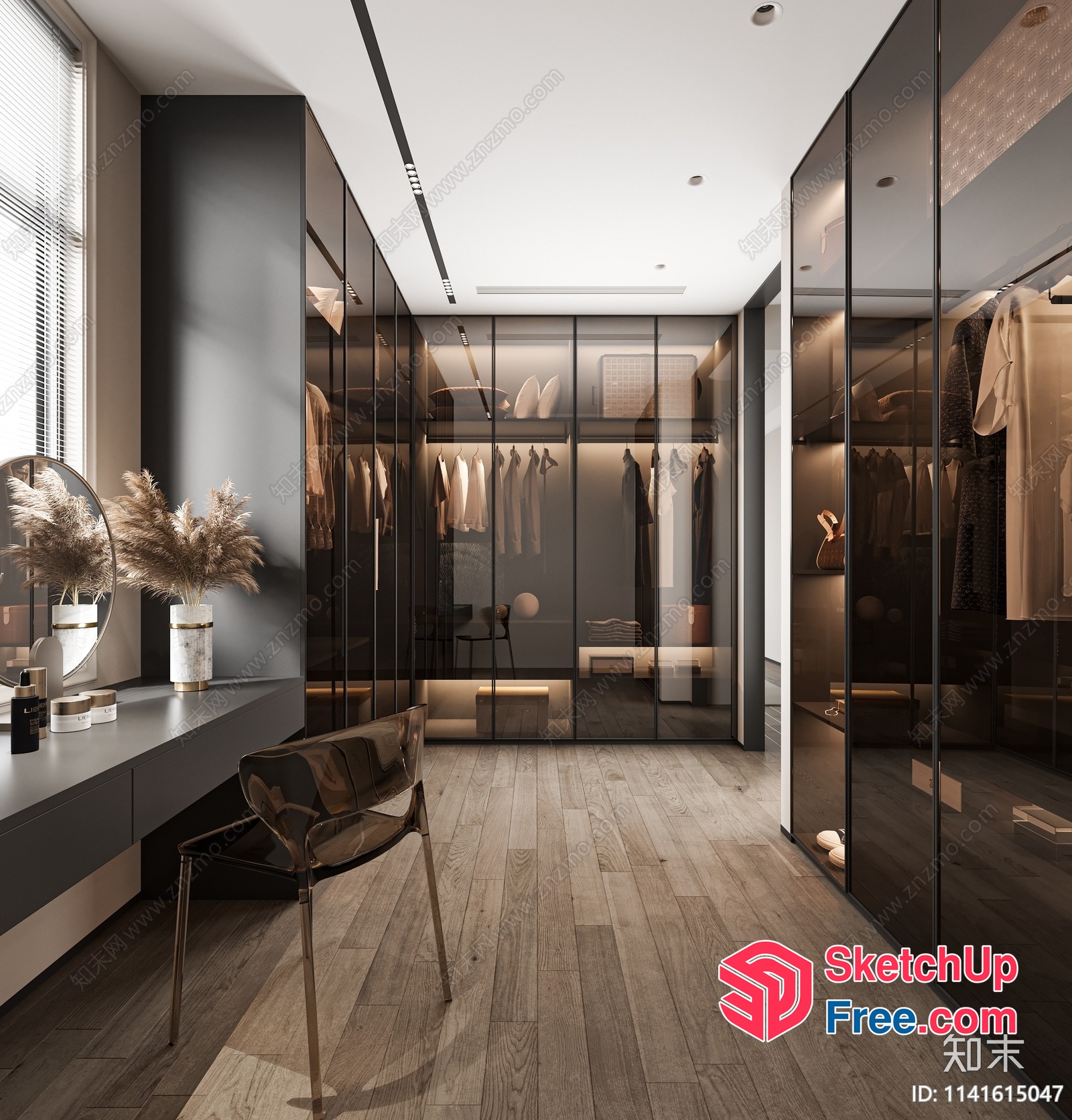 Modern Minimalist Interior Design 3D SketchUp File