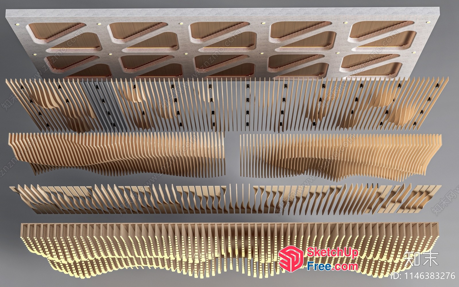 Ornate Decorative Wall Panel 3D SketchUp File