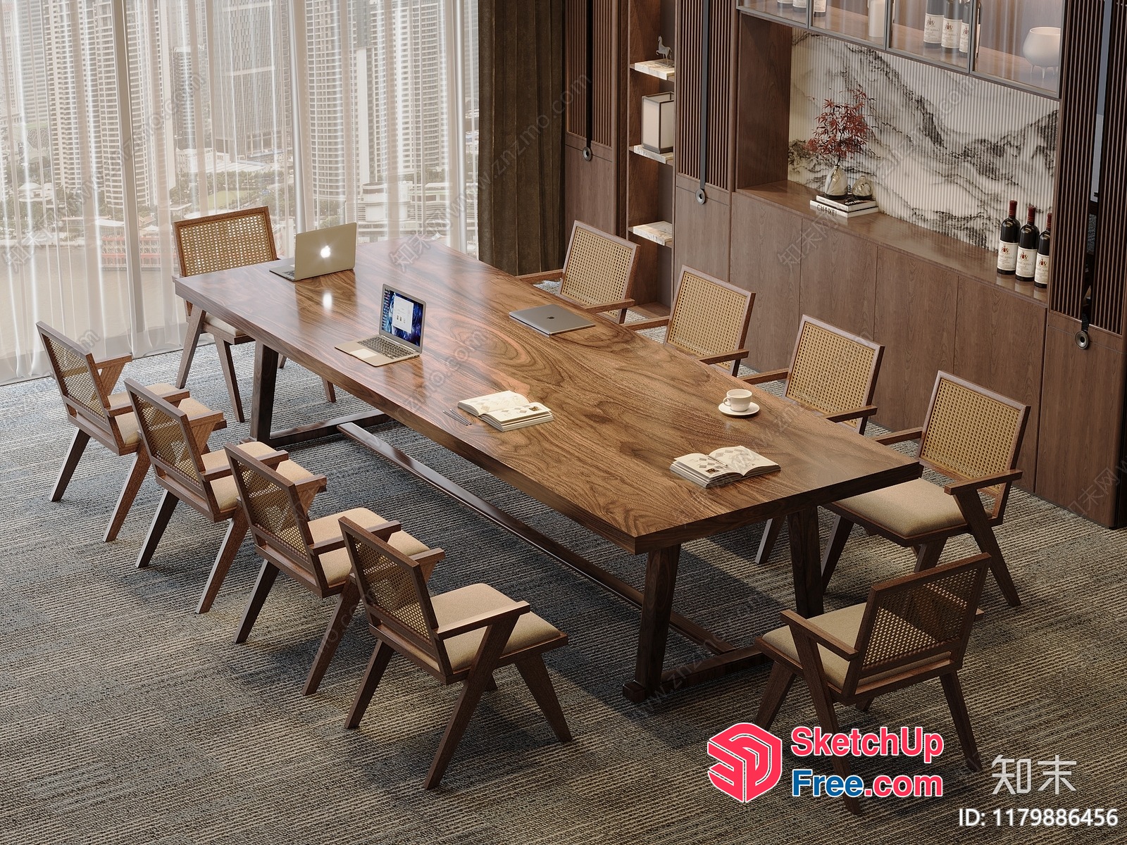 Elegant Modern Conference Room Interior Design 3D SketchUp File
