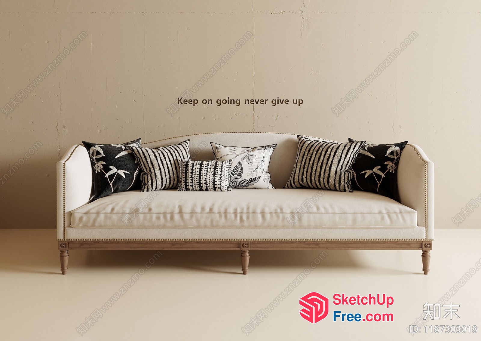 Simple Yet Elegant Living Room 3D SketchUp File