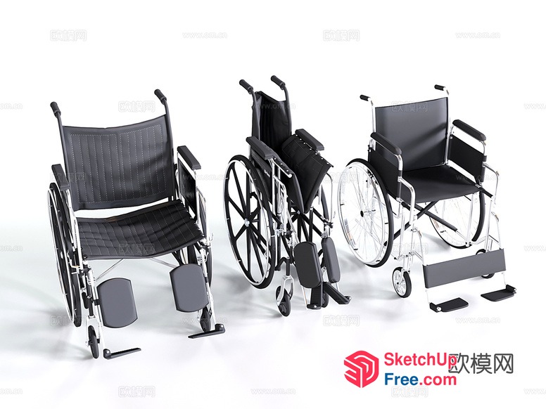 Wheelchairs For Disabled Individuals 3D SketchUp File