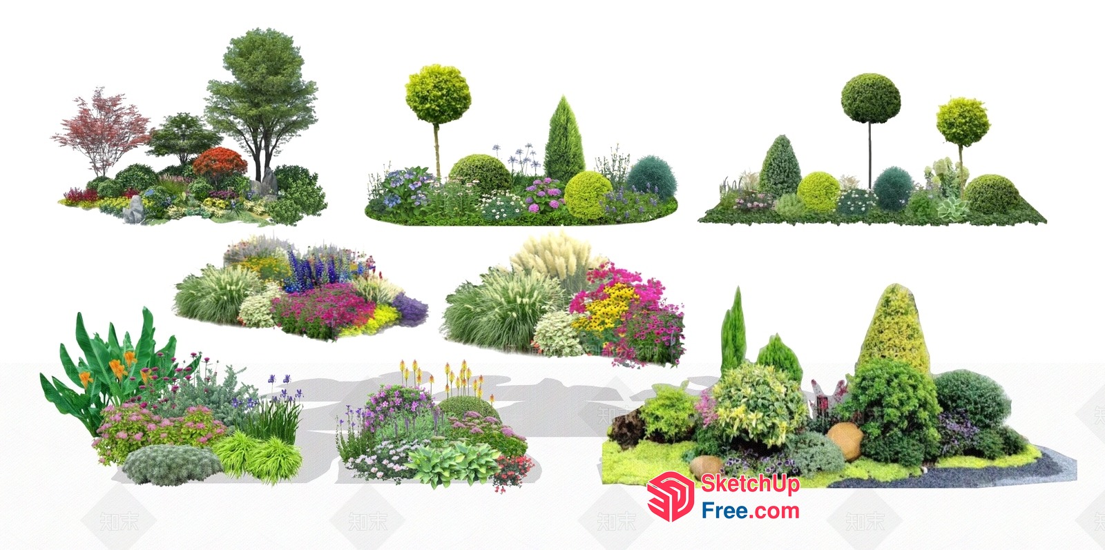 Serene Garden Oasis 3D SketchUp File