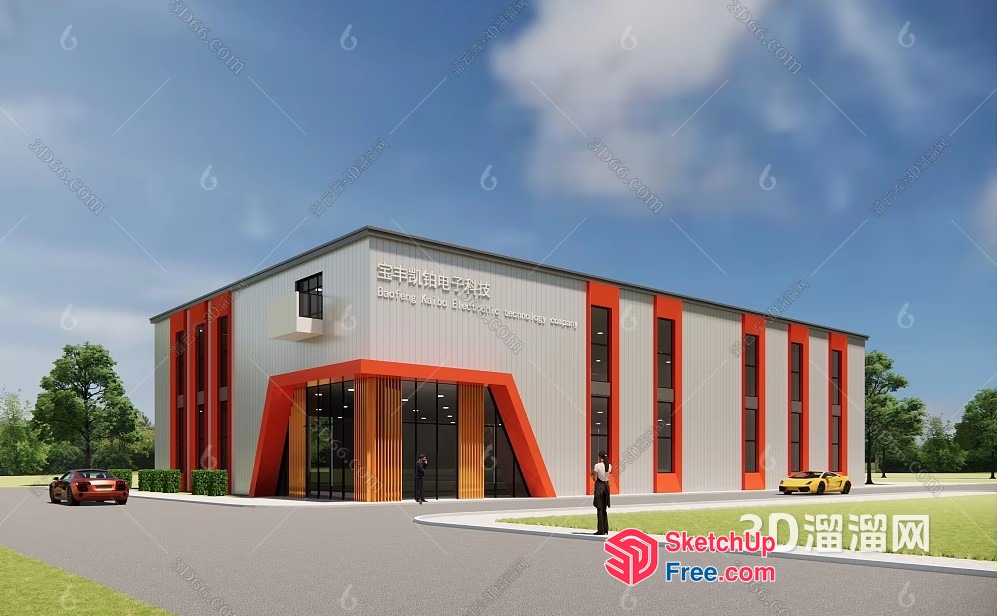 Commercial Street Cladding 3D SketchUp File