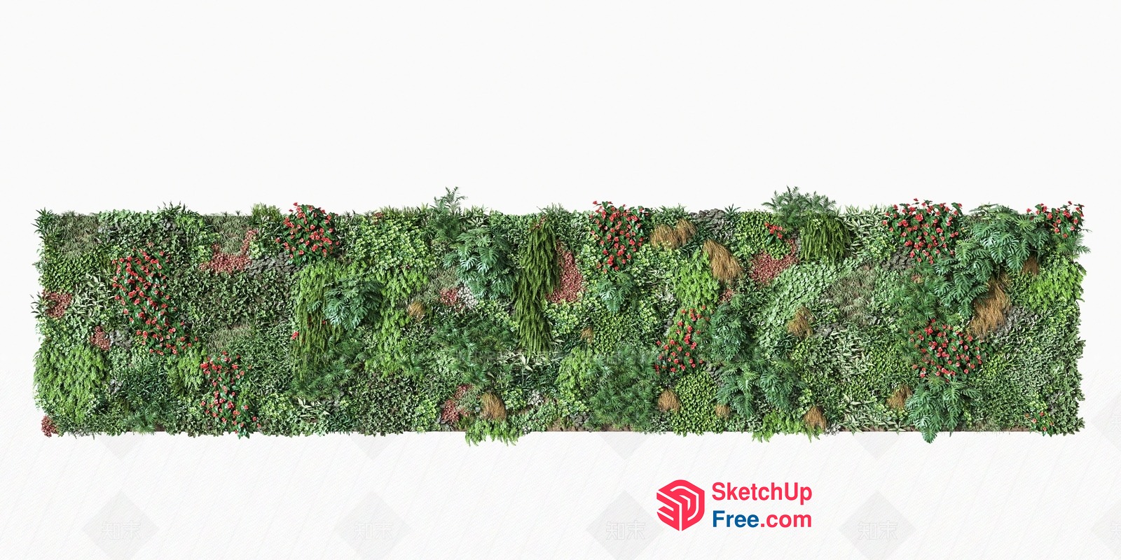 Greenery Wall 3D SketchUp File