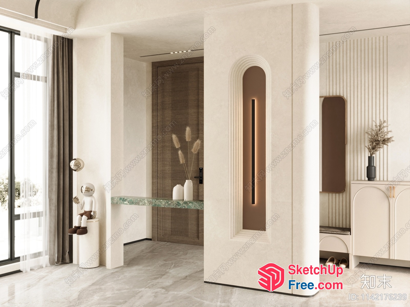 Contemporary Minimalist Interior Design 3D SketchUp File
