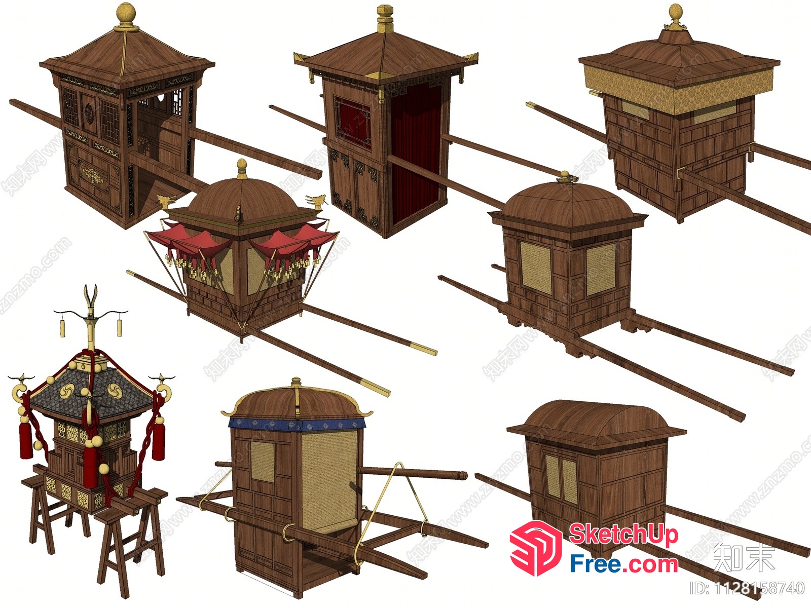 Ancient Asian Architecture 3D SketchUp File
