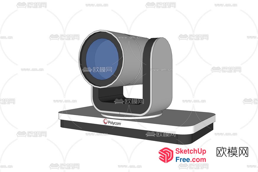 Polycom Video Conference Device 3D SketchUp File